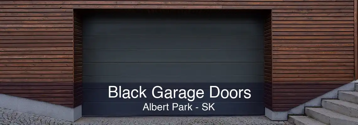 Black Garage Doors Albert Park - SK