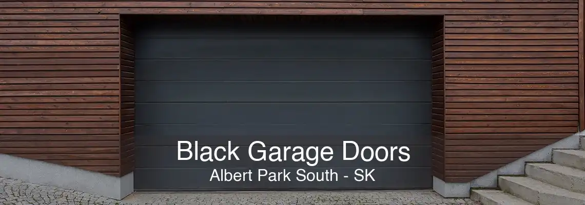 Black Garage Doors Albert Park South - SK