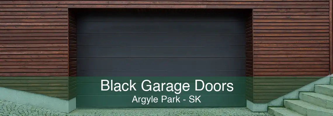 Black Garage Doors Argyle Park - SK