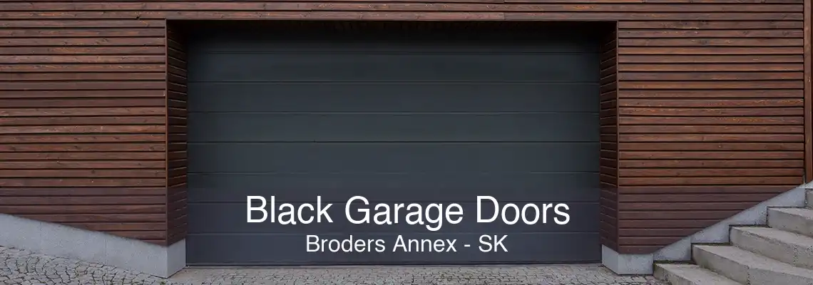 Black Garage Doors Broders Annex - SK