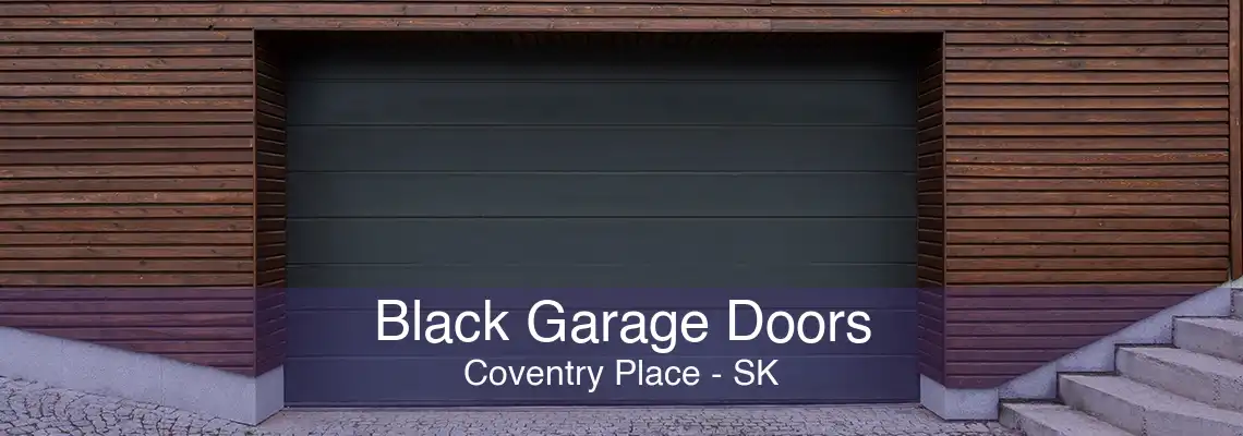 Black Garage Doors Coventry Place - SK