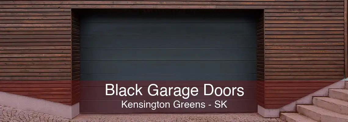 Black Garage Doors Kensington Greens - SK