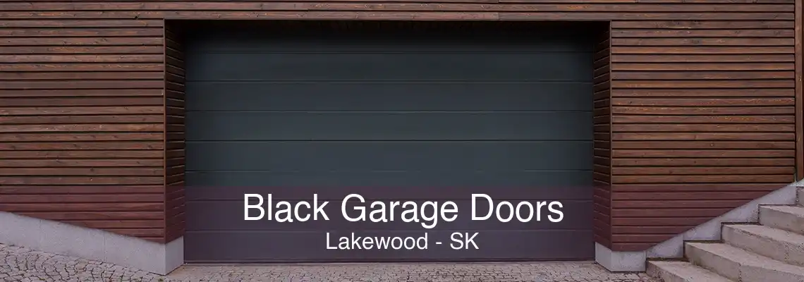 Black Garage Doors Lakewood - SK