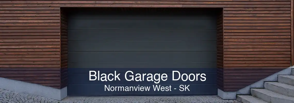 Black Garage Doors Normanview West - SK