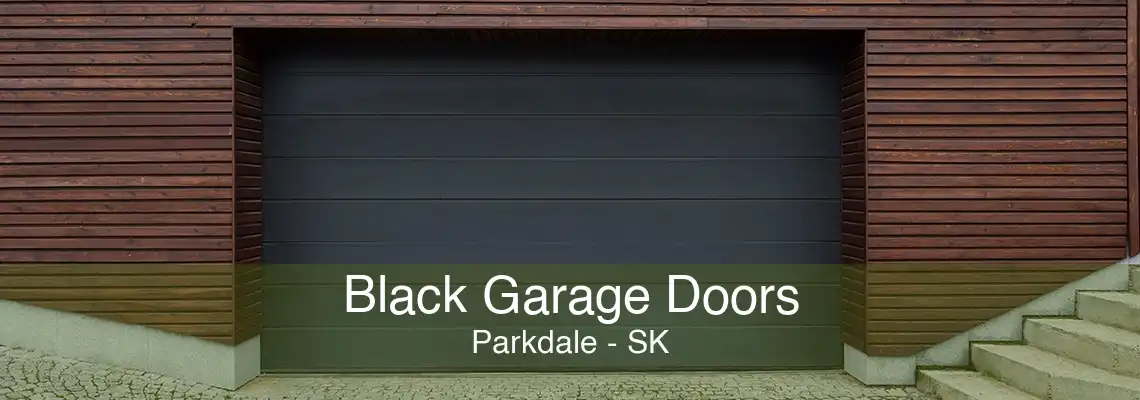 Black Garage Doors Parkdale - SK