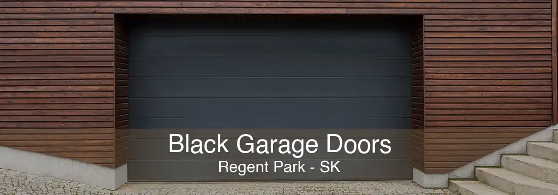 Black Garage Doors Regent Park - SK