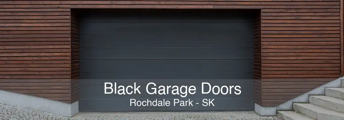 Black Garage Doors Rochdale Park - SK