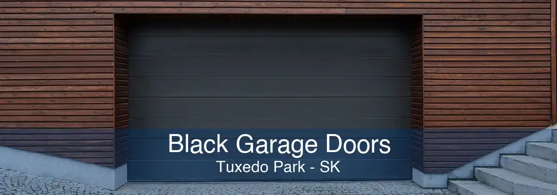Black Garage Doors Tuxedo Park - SK