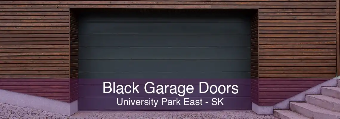 Black Garage Doors University Park East - SK