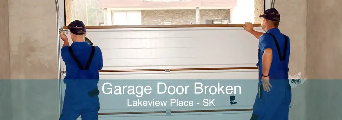 Garage Door Broken Lakeview Place - SK