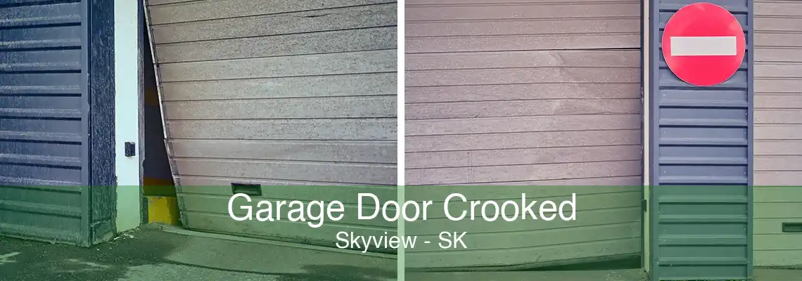 Garage Door Crooked Skyview - SK