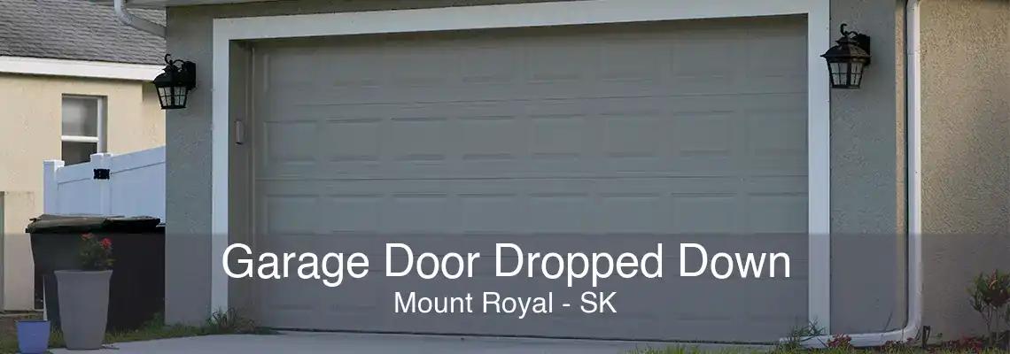 Garage Door Dropped Down Mount Royal - SK