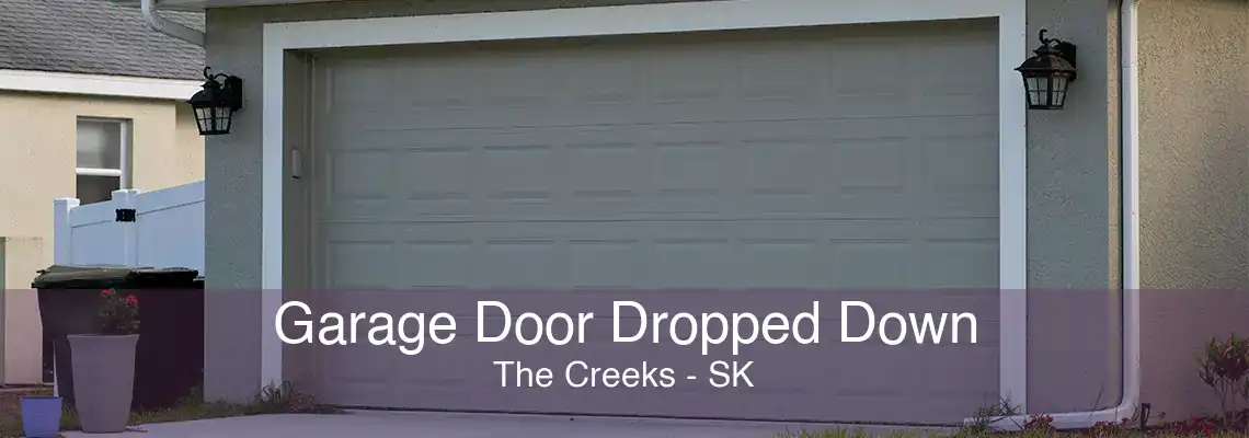 Garage Door Dropped Down The Creeks - SK