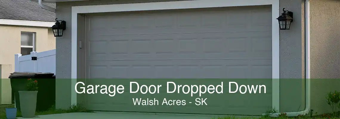 Garage Door Dropped Down Walsh Acres - SK