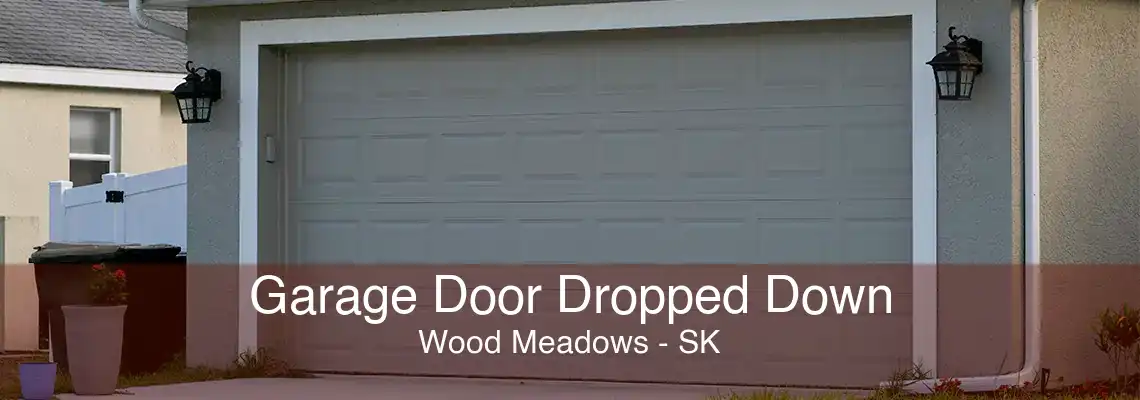 Garage Door Dropped Down Wood Meadows - SK