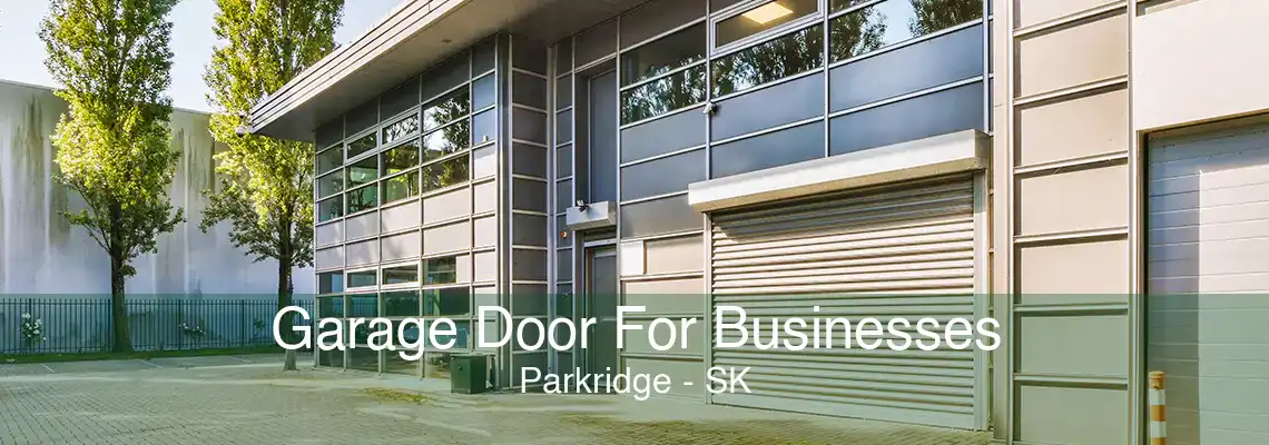 Garage Door For Businesses Parkridge - SK