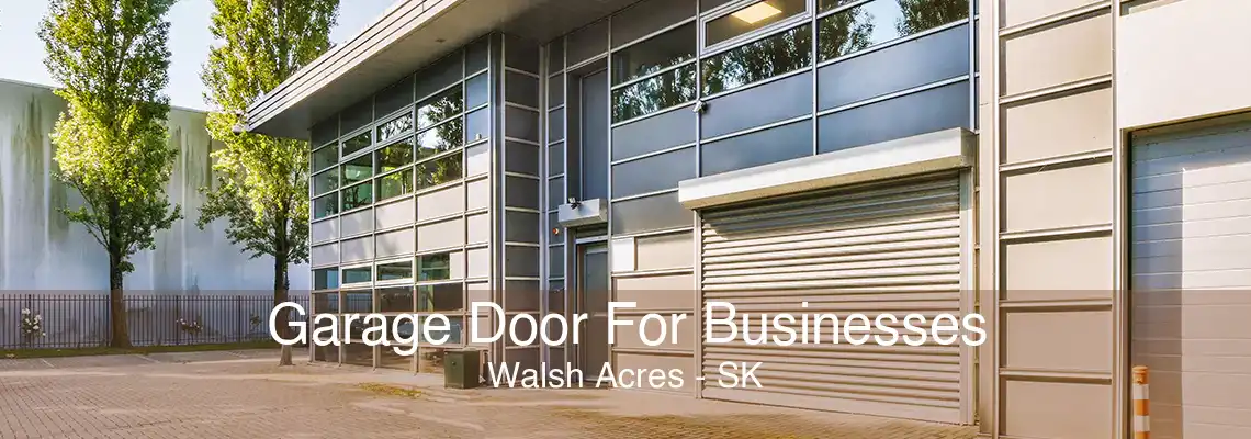 Garage Door For Businesses Walsh Acres - SK