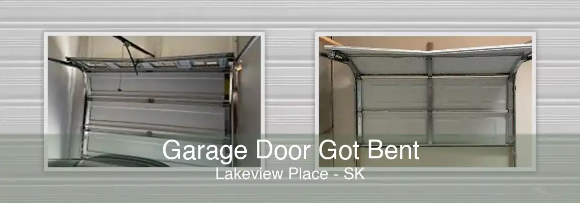 Garage Door Got Bent Lakeview Place - SK