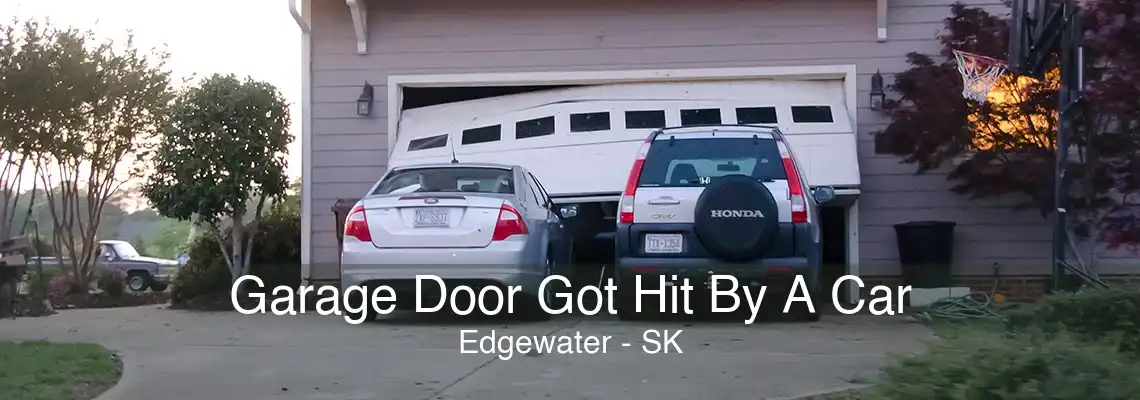 Garage Door Got Hit By A Car Edgewater - SK