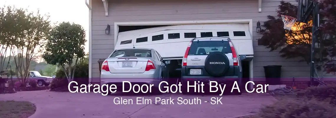 Garage Door Got Hit By A Car Glen Elm Park South - SK