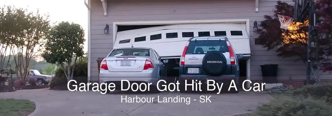 Garage Door Got Hit By A Car Harbour Landing - SK