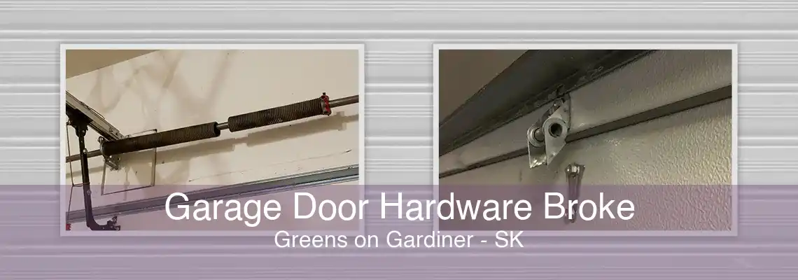 Garage Door Hardware Broke Greens on Gardiner - SK