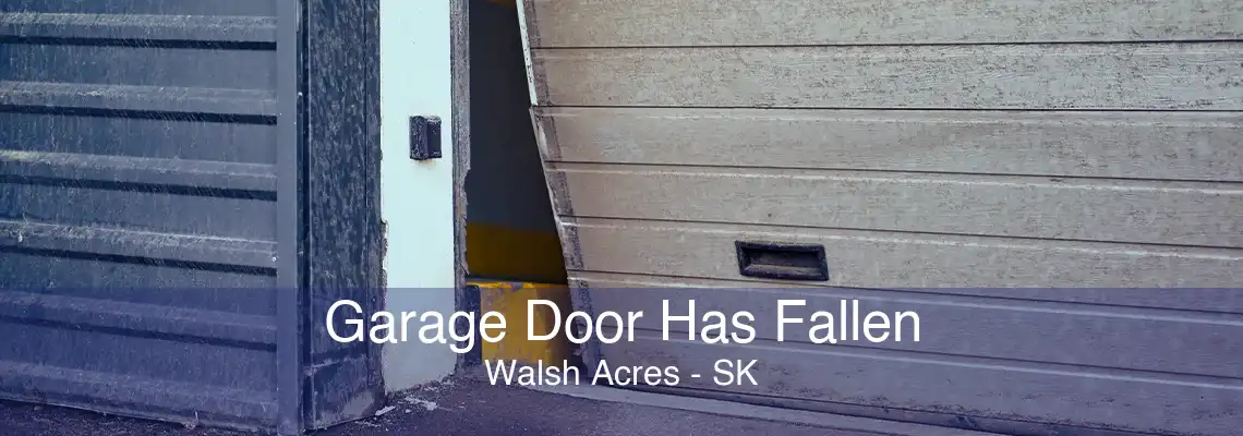 Garage Door Has Fallen Walsh Acres - SK