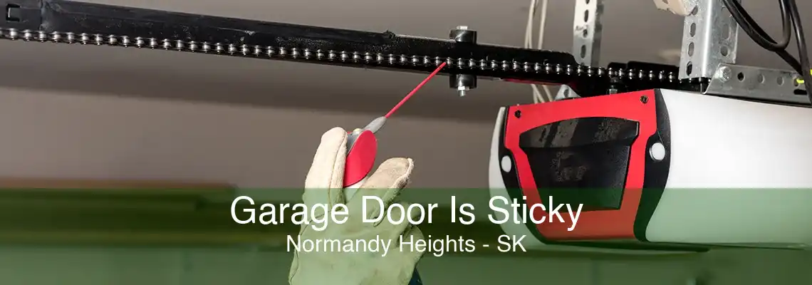Garage Door Is Sticky Normandy Heights - SK