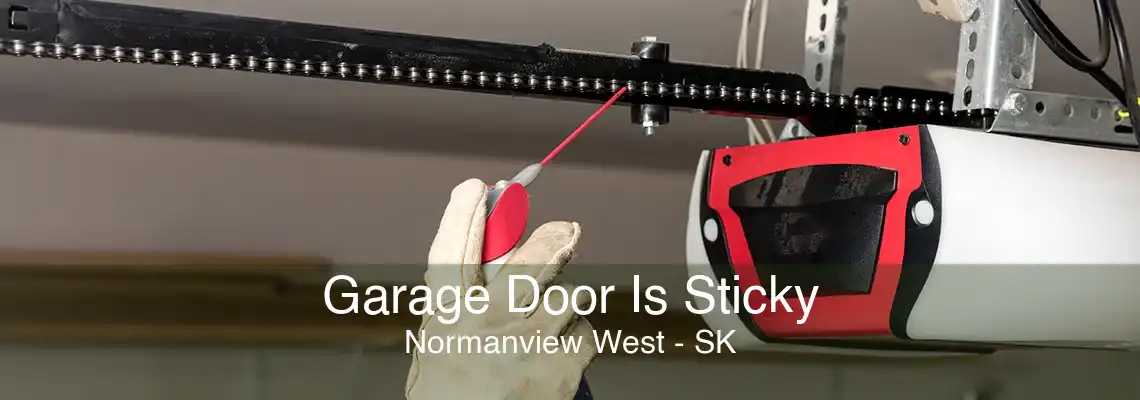 Garage Door Is Sticky Normanview West - SK