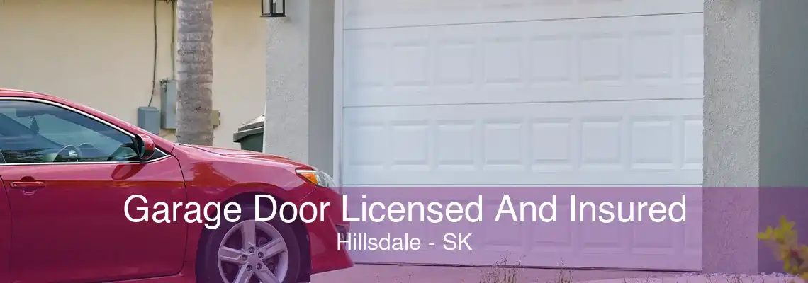 Garage Door Licensed And Insured Hillsdale - SK