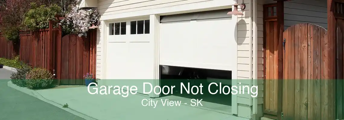 Garage Door Not Closing City View - SK