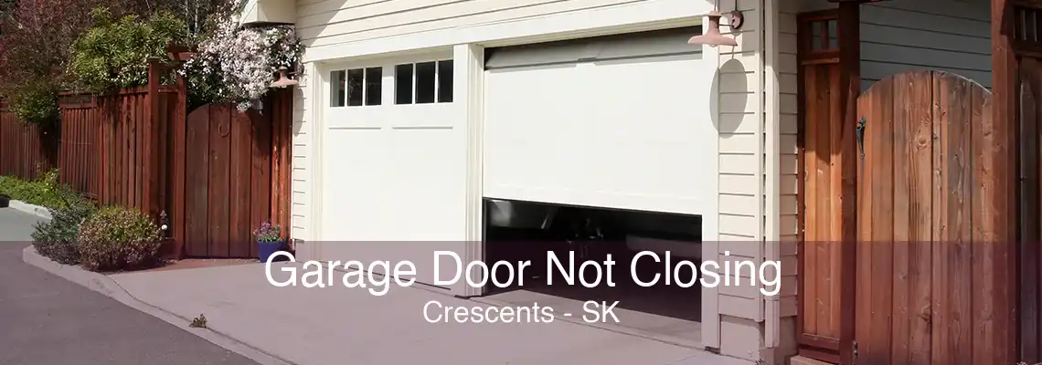 Garage Door Not Closing Crescents - SK