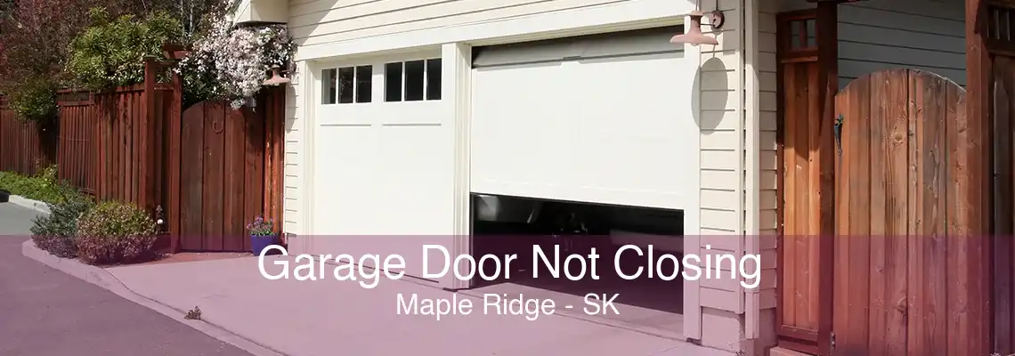 Garage Door Not Closing Maple Ridge - SK