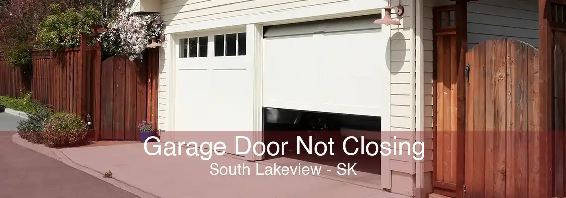 Garage Door Not Closing South Lakeview - SK
