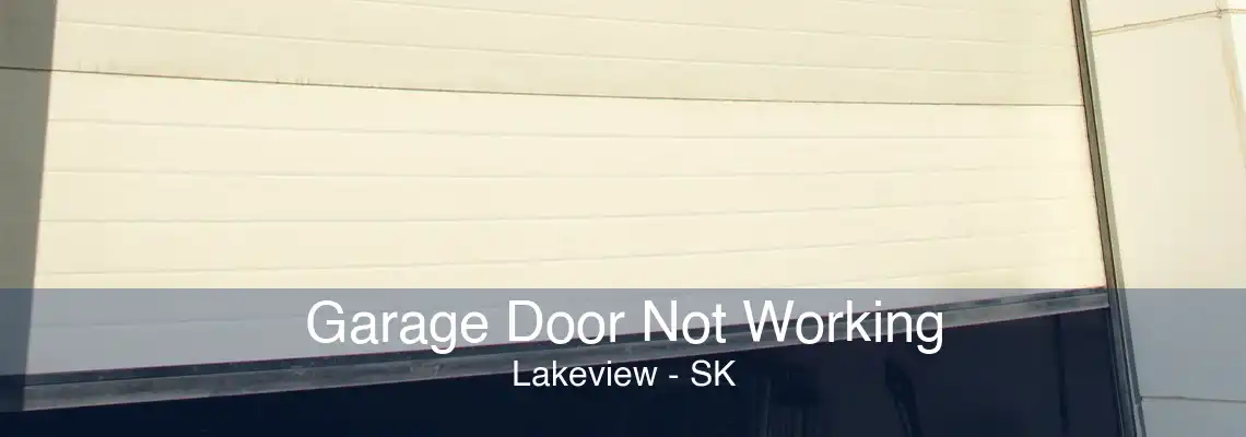 Garage Door Not Working Lakeview - SK