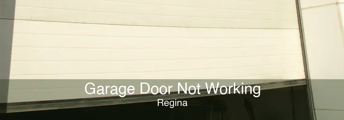 Garage Door Not Working Regina