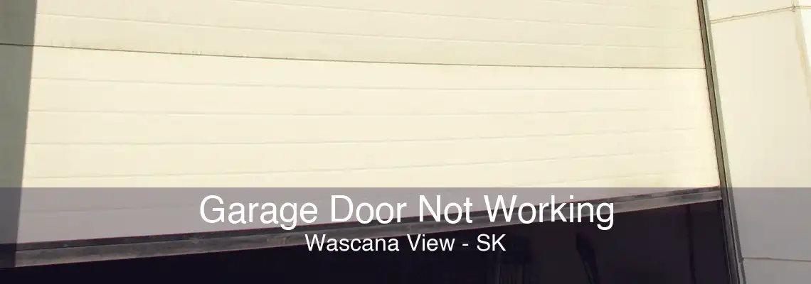 Garage Door Not Working Wascana View - SK