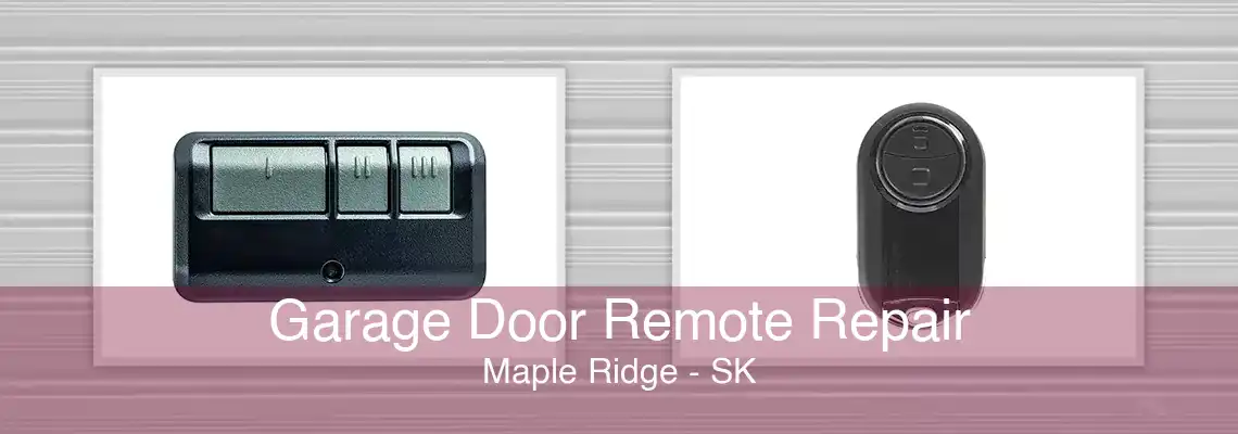 Garage Door Remote Repair Maple Ridge - SK