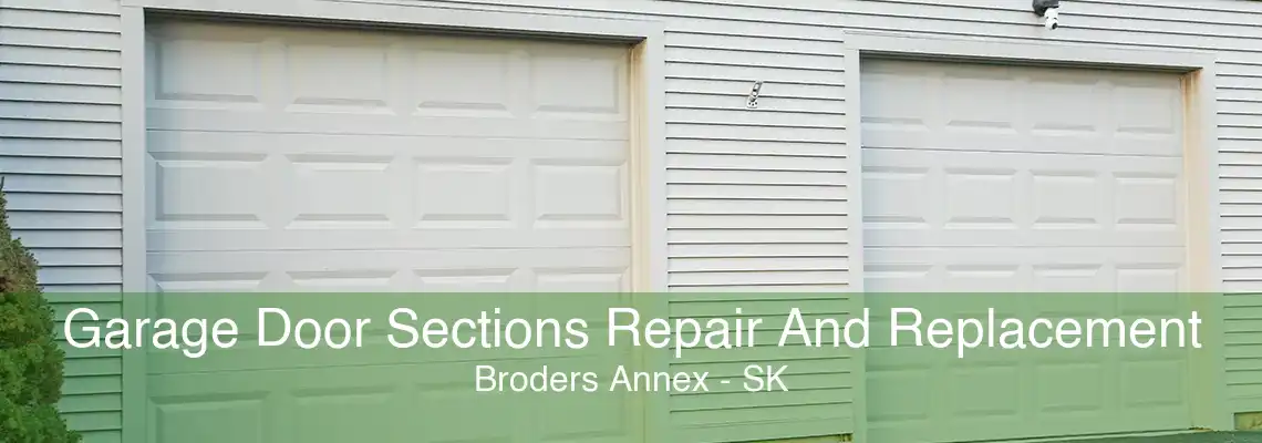 Garage Door Sections Repair And Replacement Broders Annex - SK