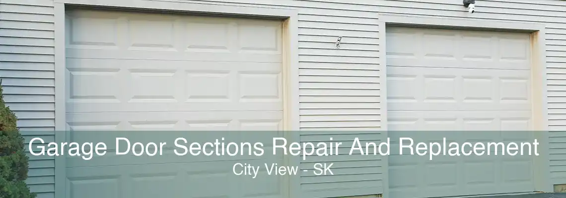 Garage Door Sections Repair And Replacement City View - SK