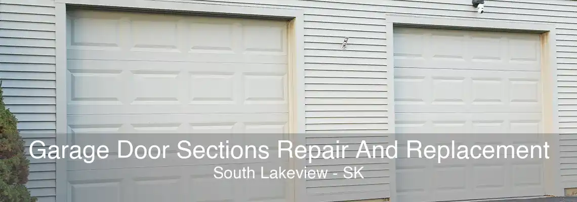 Garage Door Sections Repair And Replacement South Lakeview - SK