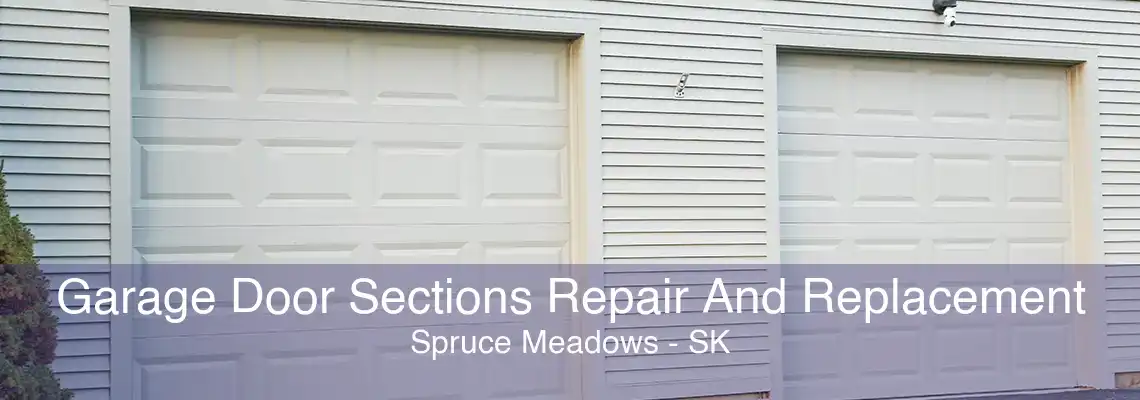 Garage Door Sections Repair And Replacement Spruce Meadows - SK