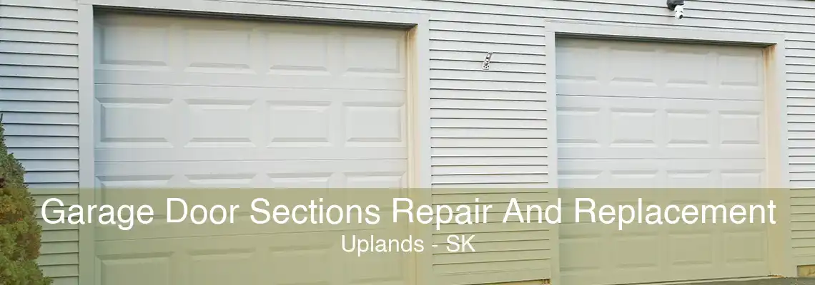 Garage Door Sections Repair And Replacement Uplands - SK