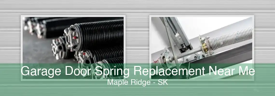 Garage Door Spring Replacement Near Me Maple Ridge - SK