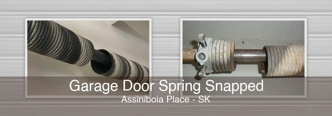 Garage Door Spring Snapped Assiniboia Place - SK