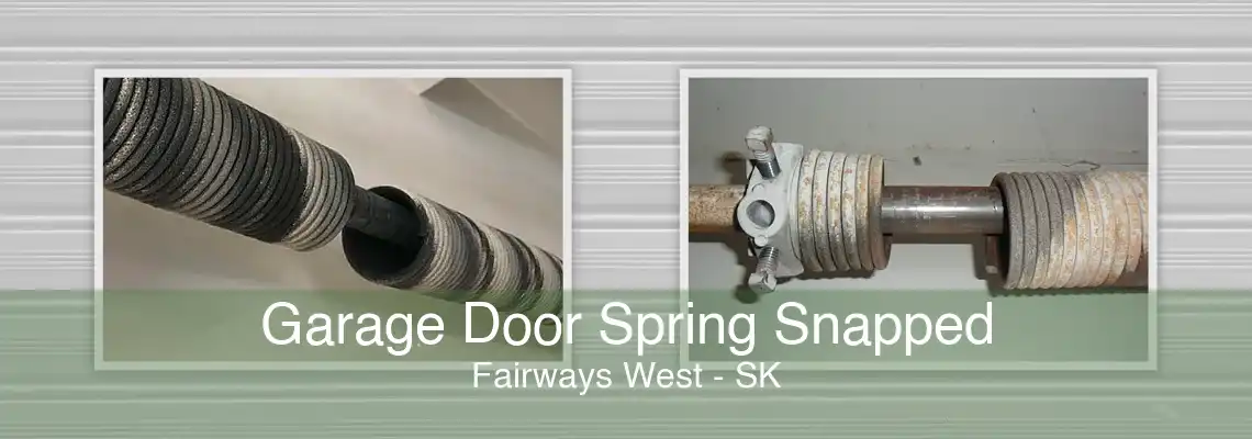 Garage Door Spring Snapped Fairways West - SK