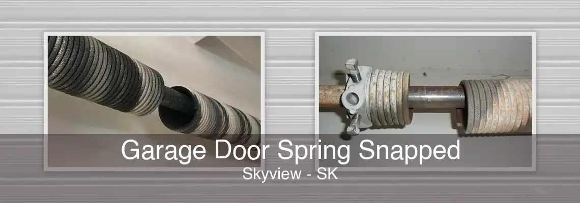 Garage Door Spring Snapped Skyview - SK