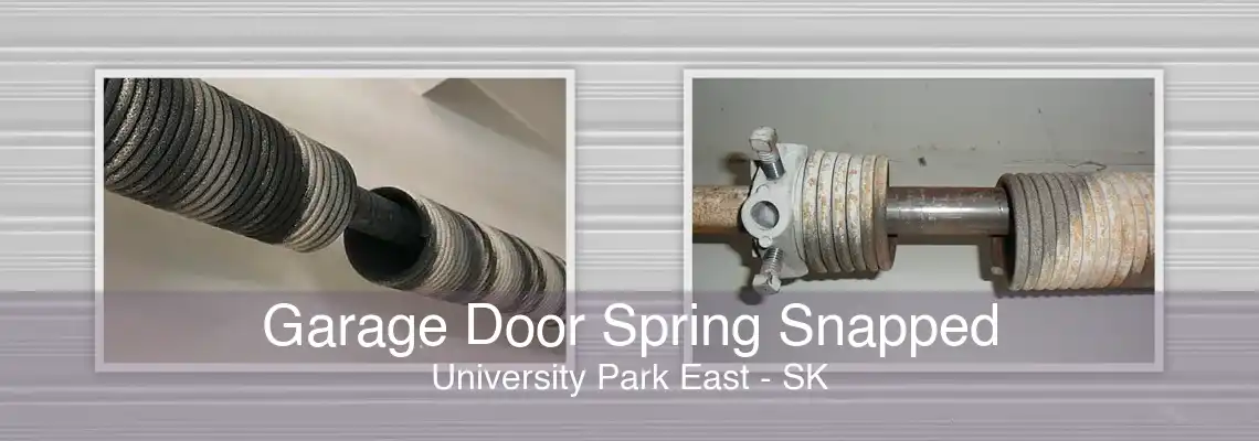 Garage Door Spring Snapped University Park East - SK