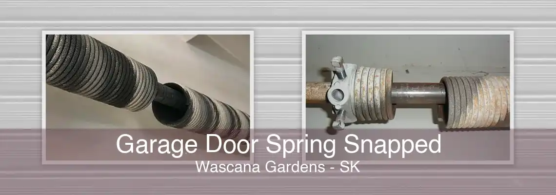 Garage Door Spring Snapped Wascana Gardens - SK