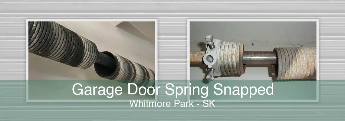 Garage Door Spring Snapped Whitmore Park - SK